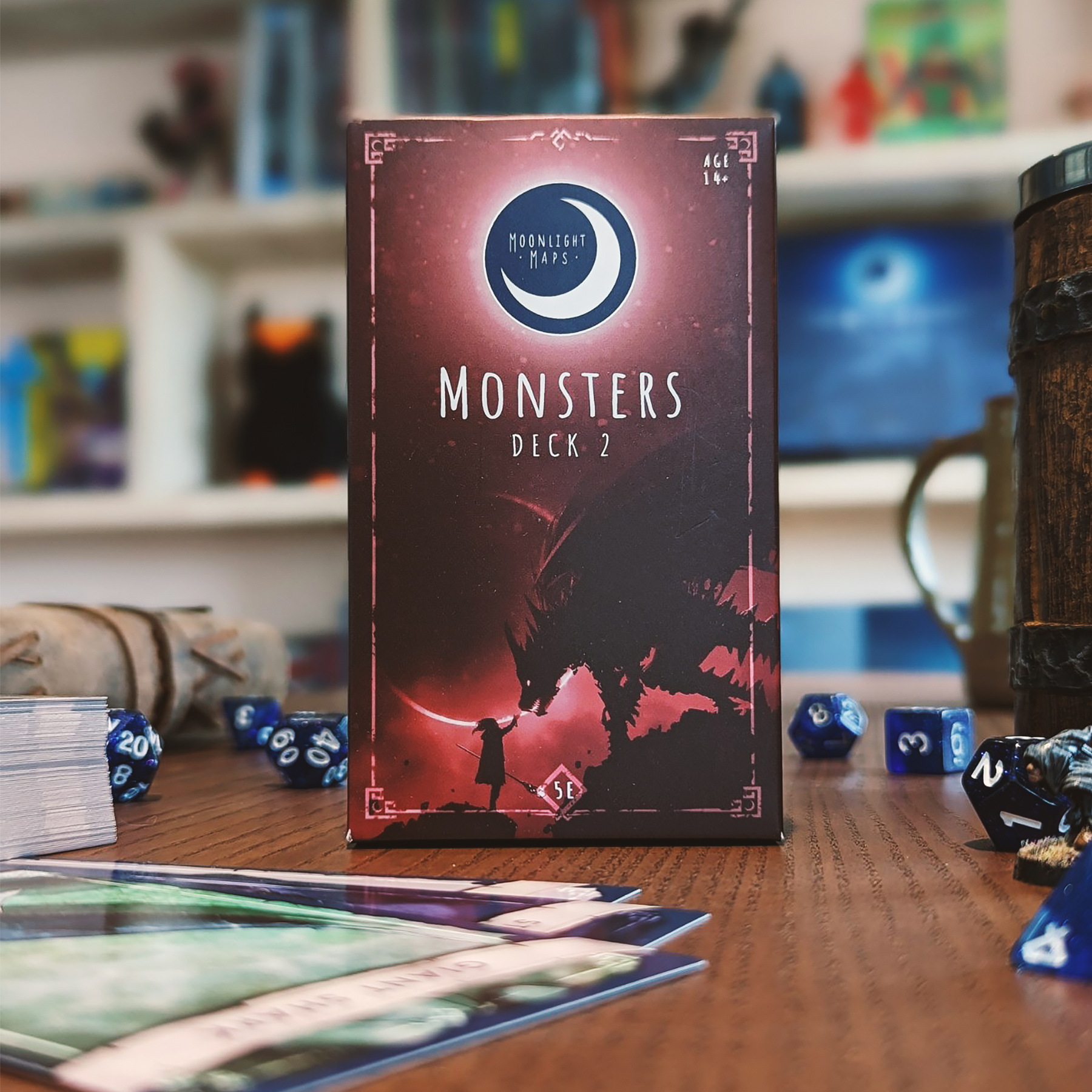 moonlight monsters 5e Monster Card deck for TTRPGs – Moonlight Maps