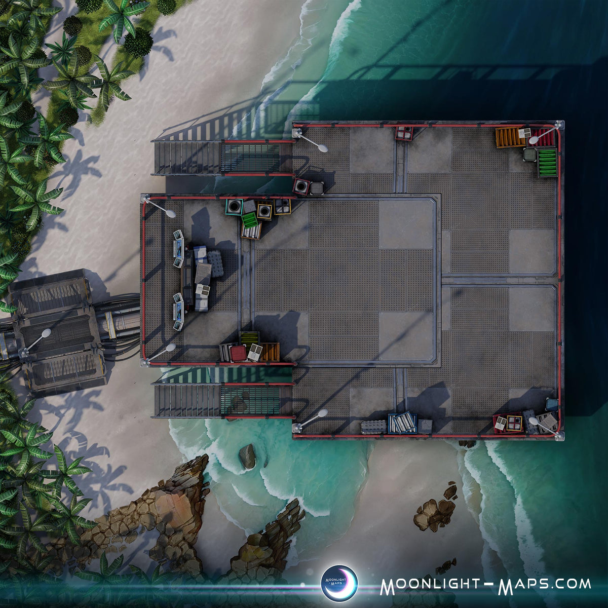 Coastal Outpost – Moonlight Maps