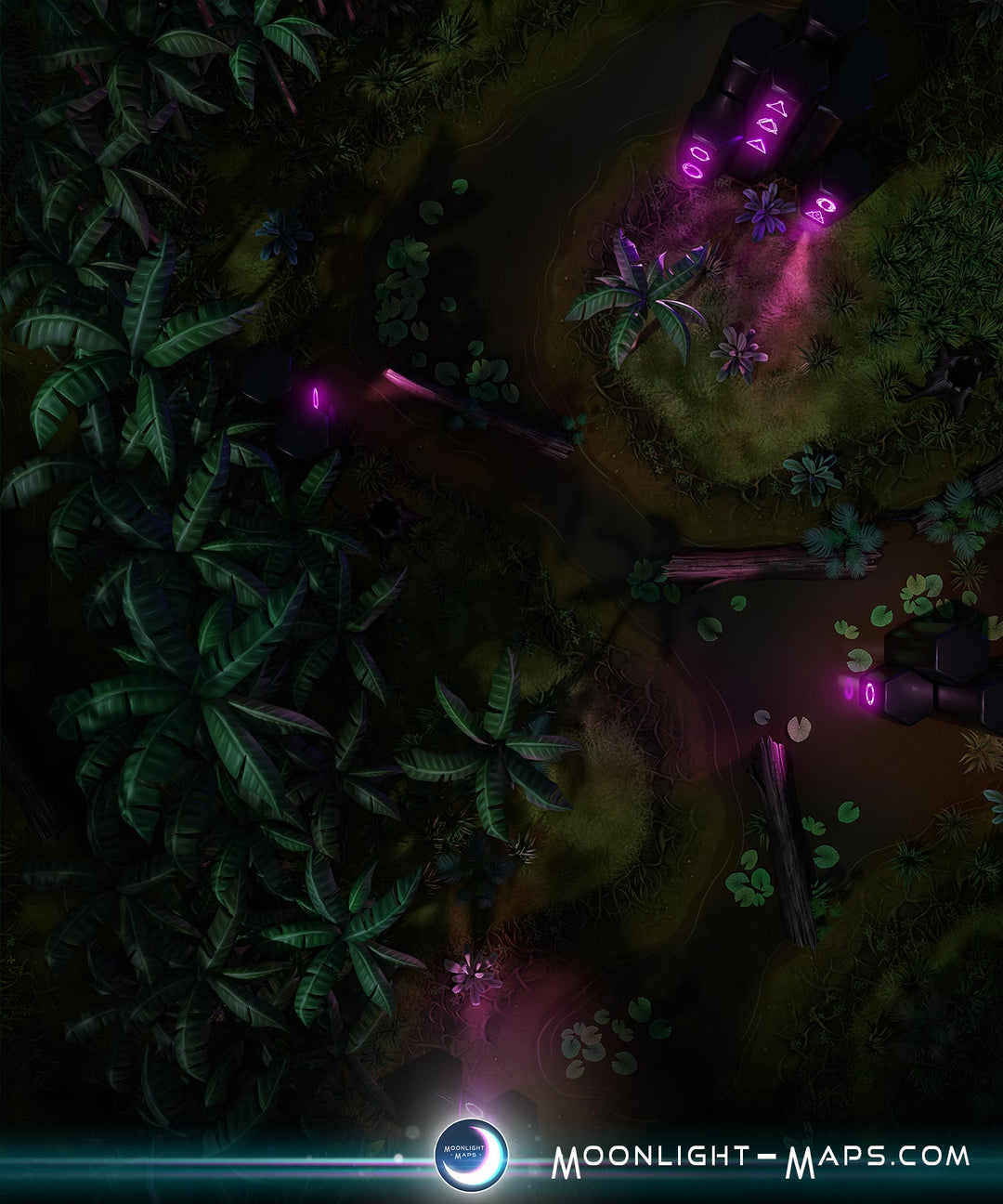 Jungle Monolith – Moonlight Maps