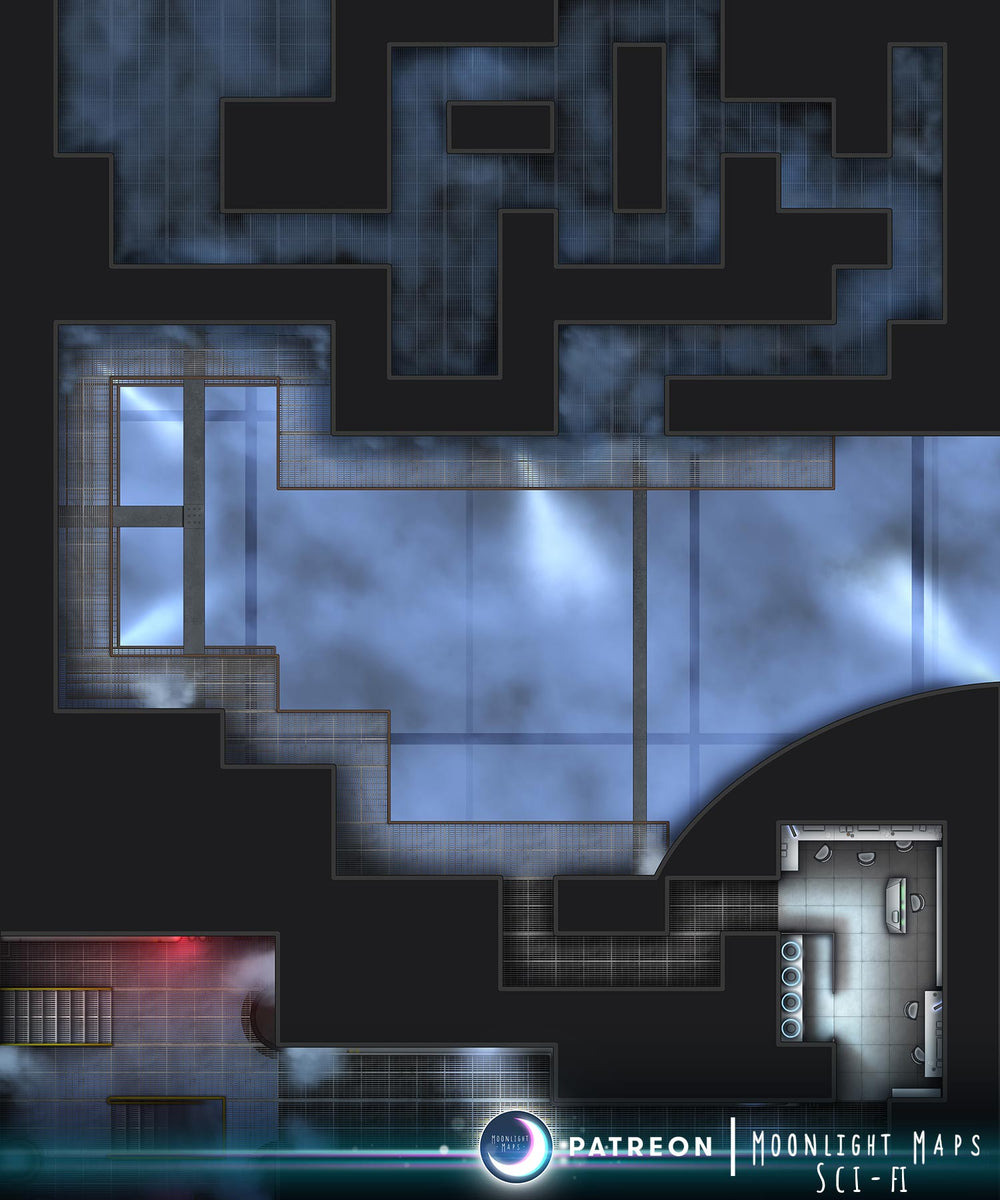 Scifi and Cyberpunk TTRPG Battle Maps – Tagged